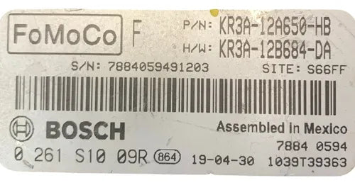 Pcm Computadora Ford Mustang 2.3l 19-22 Kr3a-12a650-hb P1