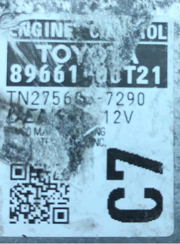 Computadora Toyota Camry 2.5l 2016-17 89661-06t21 (c7)