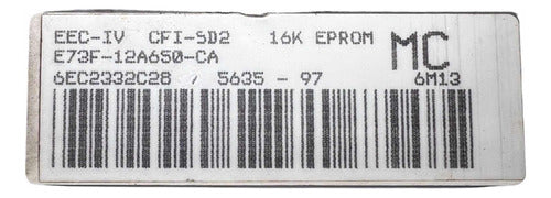 Computadora Ford Ltd 3.8l 1984             E73f-12a650-ca Mc