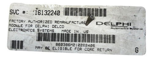 Computadora Cadillac Deville 87-93 16132240