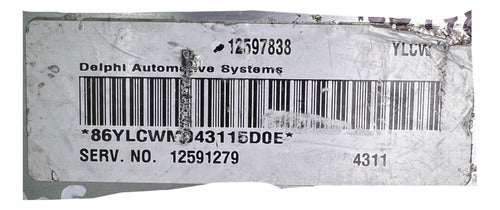 Computadora Pontiac G6 GT 3.5l A/t 2005 12597838 (ylcw)