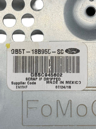 Estéreo Pantalla Original Ford Explorer 17-19 Gb5t-18b955-sc Gris