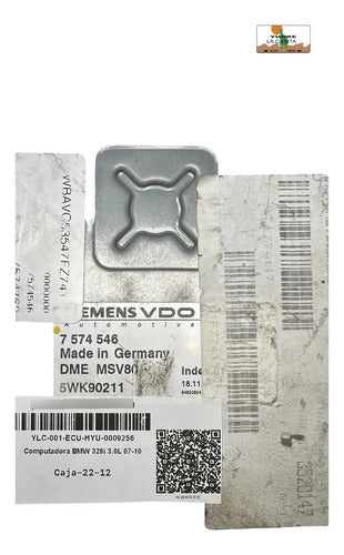 Computadora Bmw 328i 3.0l 07-10 7574546