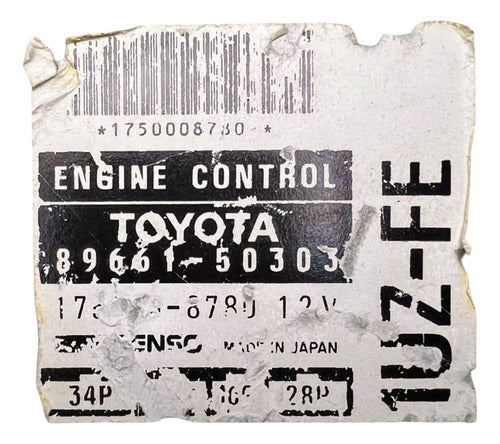 Computadora Lexus Ls400 4.0l A/t 95-97 89661-50303