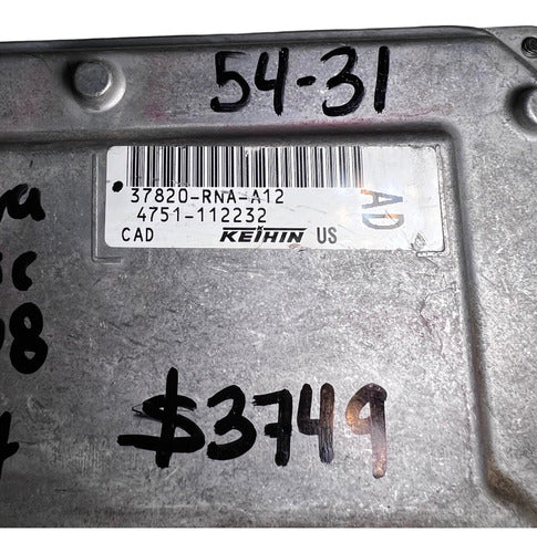Computadora Honda Civic 1.8l M/t 06-08 37820-rna-a12 (ad)