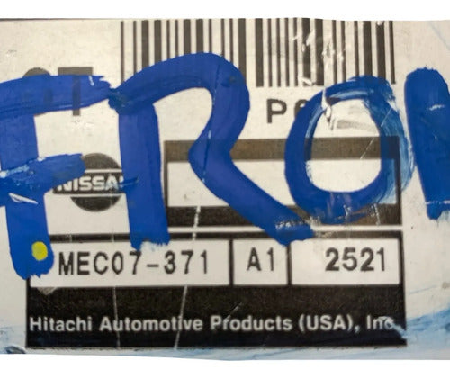 Pcm Computadora Nissan Frontier 3.3l 01-02 Mec07-371 A1 (6t)