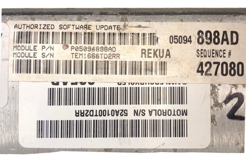 Computadora Jeep Grand Cherokee 3.7l 2006 P05094898ad
