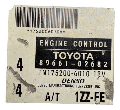 Computadora Toyota Corolla 1.8l A/t 00-01 89661-02682