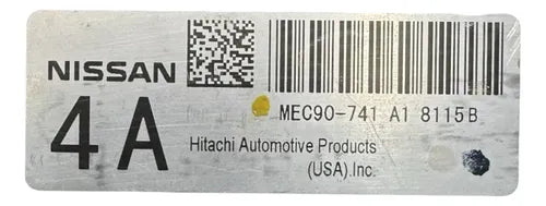 Pcm Computadora Nissan Sentra 2.0l 2008 Mec90-741 A1 (4a)