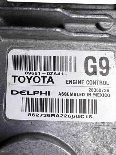 Computadora Toyota Corolla 1.8L 2012-2013 89961-0ZA41 (G9)