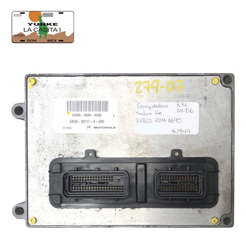 Computadora Saturn Vue 3.5l 04-06 37820-rdm-a590