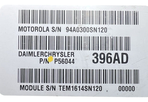 Computadora Jeep Liberty 3.7l 2004 P56044396ad