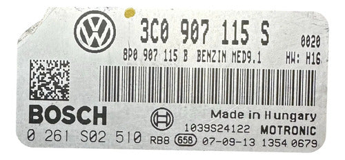Computadora Vw Passat 2.0l A/t 2008 3c0 907 115 S
