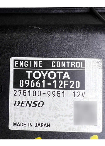 Computadora Toyota Scion 2.4l 08-10 89661-12f20