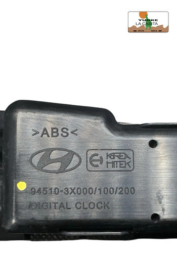 Bisel Reloj Digital Hyundai Elantra 11-13 94510-3x000 Negro Ambos Lados
