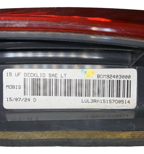 Calavera Interior Izq Chrysler 200 2015-2017 Bdm92403000 Izquierdo/conductor Rojo