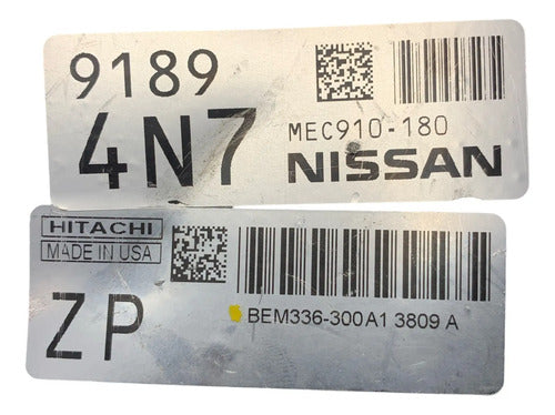 Pcm Computadora Nissan Versa 1.6l 14-17 Bem336-300 A1 (zp)