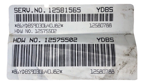 Computadora Chevrolet Silverado 4.3l 2003 12581565 (ydbs)