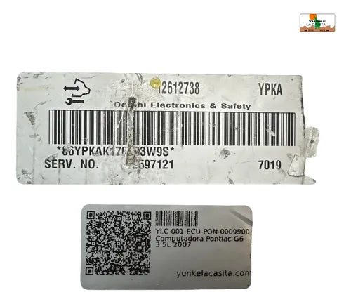 Pcm Computadora Pontiac G6 3.5l 2007
