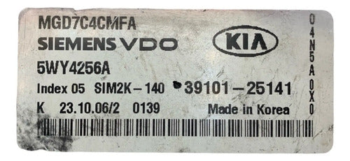 Pcm Computadora Kia Optima 2.4l 06-08 39101-25141 P1