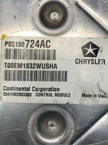 Computadora Dodge Avenger 3.6l A/t 2013 P05150724ac