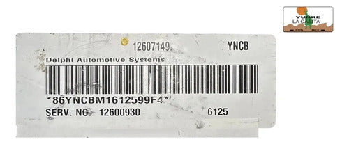 Computadora Buick Lucerne 3.8l A/t 06-08 12607149 (yncb)