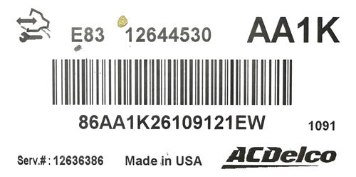 Pcm Computadora Chevrolet Cruze 1.8l 09-13 (aa1k) P1