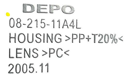 Calavera Lh Nissan X-trail 2002-2007 08-215-11a4l Izquierdo/conductor