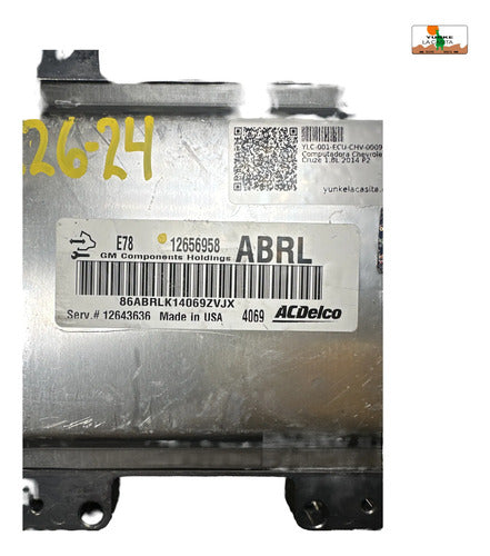 Pcm Computadora Chevrolet Cruze 1.8l 2014 P2