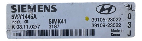 Computadora Hyundai Elantra 2.0l 2003 39105-23022