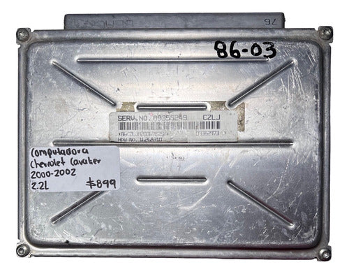 Computadora Chevrolet Cavalier 2.2L 2000 09356249 (CZLJ)