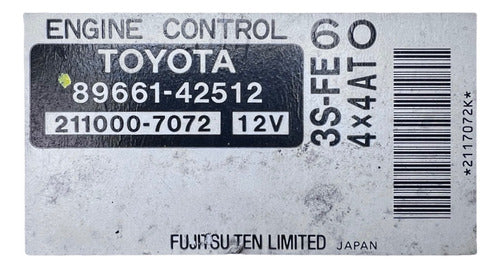 Computadora Toyota Rav4 2.0l 99-00 89661-42512