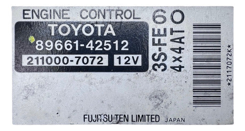 Computadora Toyota Rav4 2.0l 1999-2000 89661-42512