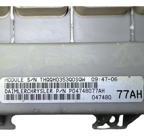 Módulo Bcm Dodge Caravan 3.3l A/t 2003-2004 P04748077ah