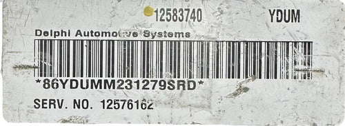 Pcm Computadora Pontiac Sunfire 2.2l 2003 12583740 (ydum)