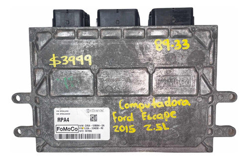 Computadora Ford Escape 2.5l 2015 Ej5a-12a650-re