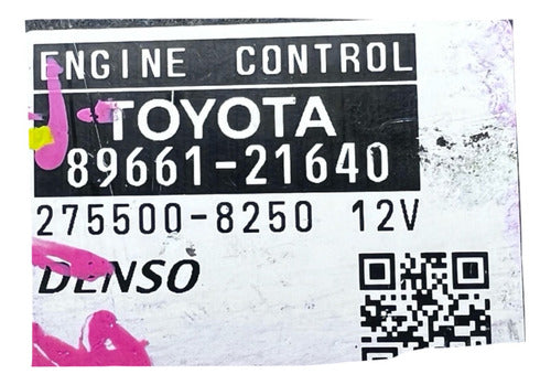 Computadora Toyota Scion 2.5l 14-15 89661-21640