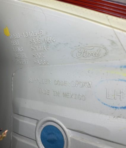 Calavera Izq Ford Fiesta 2014-2017 D2bb-13405-b