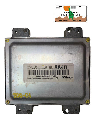 Computadora Chevrolet Sonic 1.4l 2012 Turbo 12647241 (aa4r)