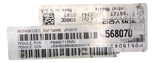 Computadora Dodge Avenger 2.0L 2008 P68027155AC