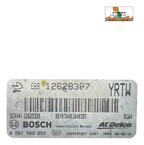 Computadora Gmc Acadia 3.6l A/t 08-09 12628387 (yrtw)