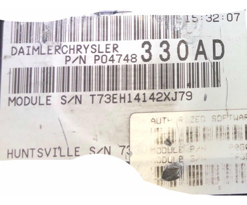 Computadora Chrysler Pacifica 3.5l 04-06 P04748330ad
