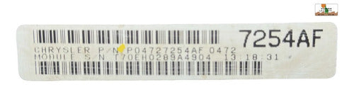 Computadora Pcm Dodge Caravan 3.8l 1998 P04727254af