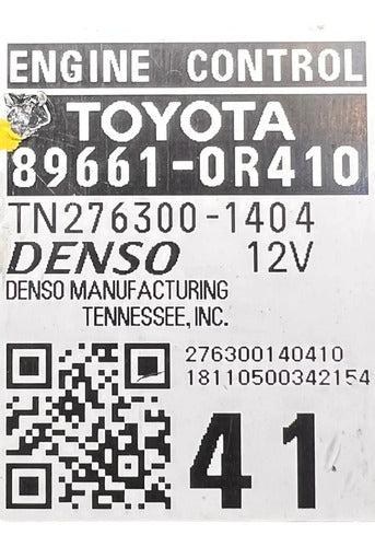 Pcm Computadora Toyota Rav4 2.5l A/t 19-20 89661-0r410 (41)