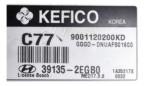 Computadora Hyundai Elantra 2.0l 2014-2015 39135-2egb0