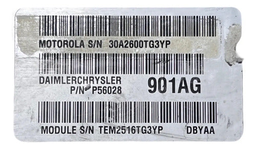 Pcm Computadora Dodge Durango 5.2l 2000 P56028901ag