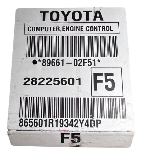 Computadora Toyota Corolla 1.8l A/t 09-10 89661-02f51 (f5)
