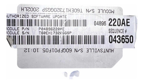 Computadora Dodge Intrepid 2.7l 2002 P04896220ae