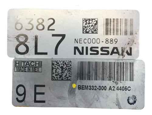 Pcm Computadora Nissan Versa 1.6l 2014 Bem332-300 A2 (9e) P2