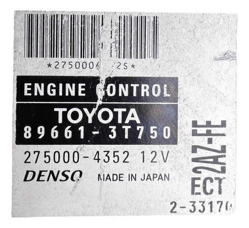 Computadora Toyota Camry 2.4l 03-04 89661-3t750